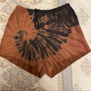 Black and orange tye-dye shorts! OFFLINE by Aerie